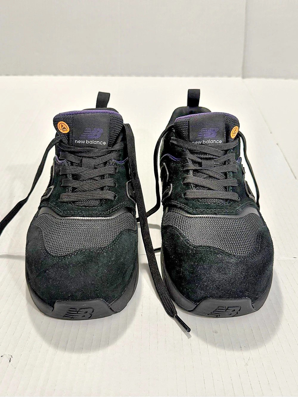 New Balance 574 Black & Purple Sneakers US 8.5